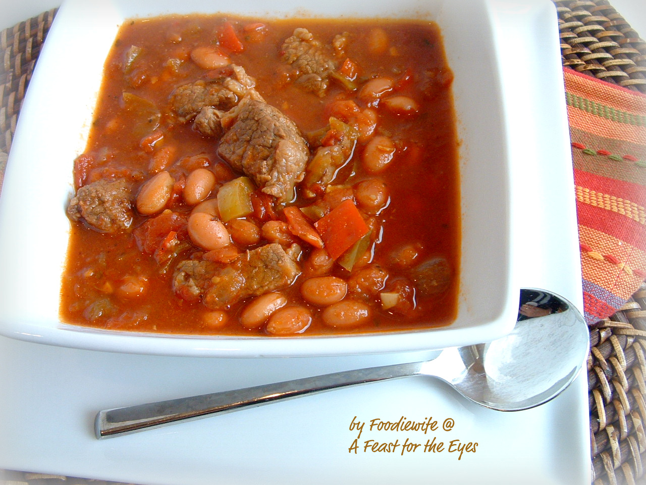 CalTex Mex Chili Stew with Pinto Beans