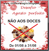 Desafio Agosto sem Doces