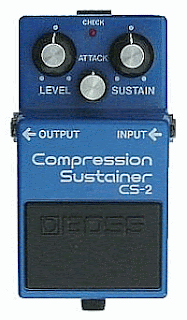 GuitarTech: Boss CS-2 Compression Sustainer pedal