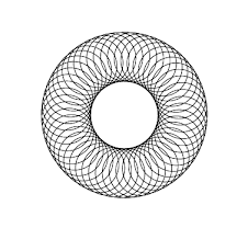 Moon's orbit as a spirograph