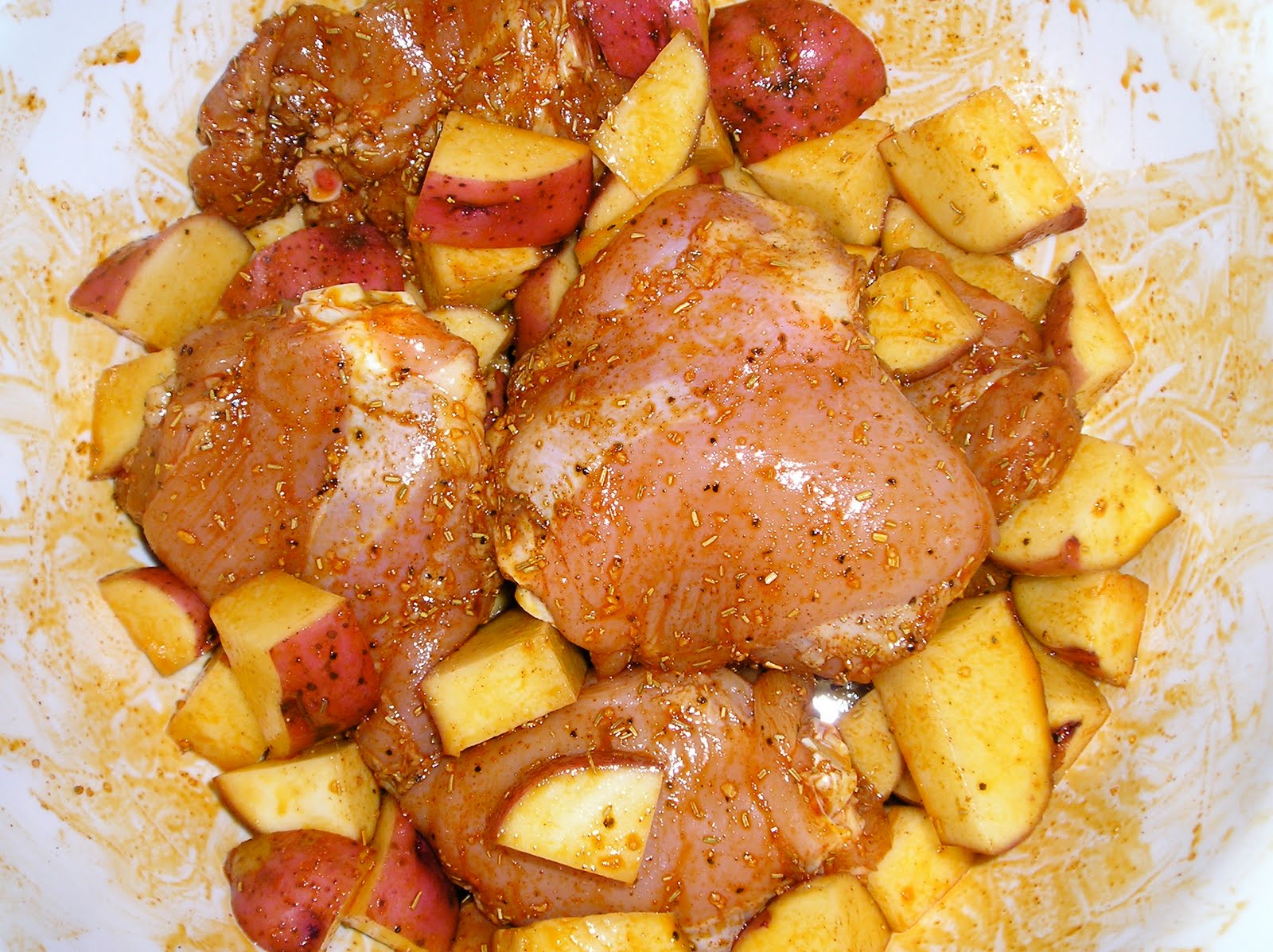 Make Everyday Recipes Better Rosemary Roasted Chicken Thighs with Potatoes