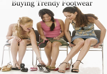 new footwear, shopping, shopping bags, trendy footwear