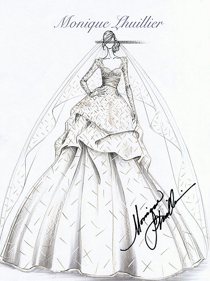 kate middleton wedding gown sketches. kate middleton wedding dress