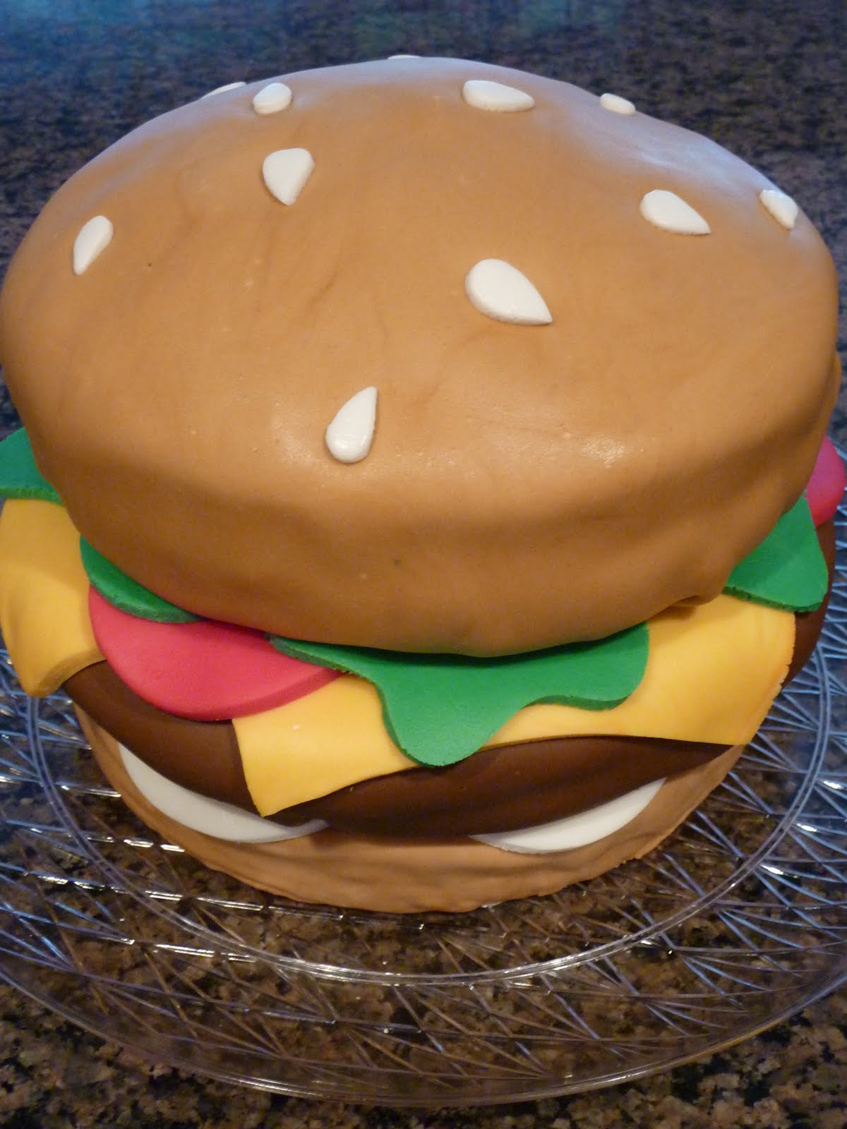 Sarah Bakes Cheeseburger Cake