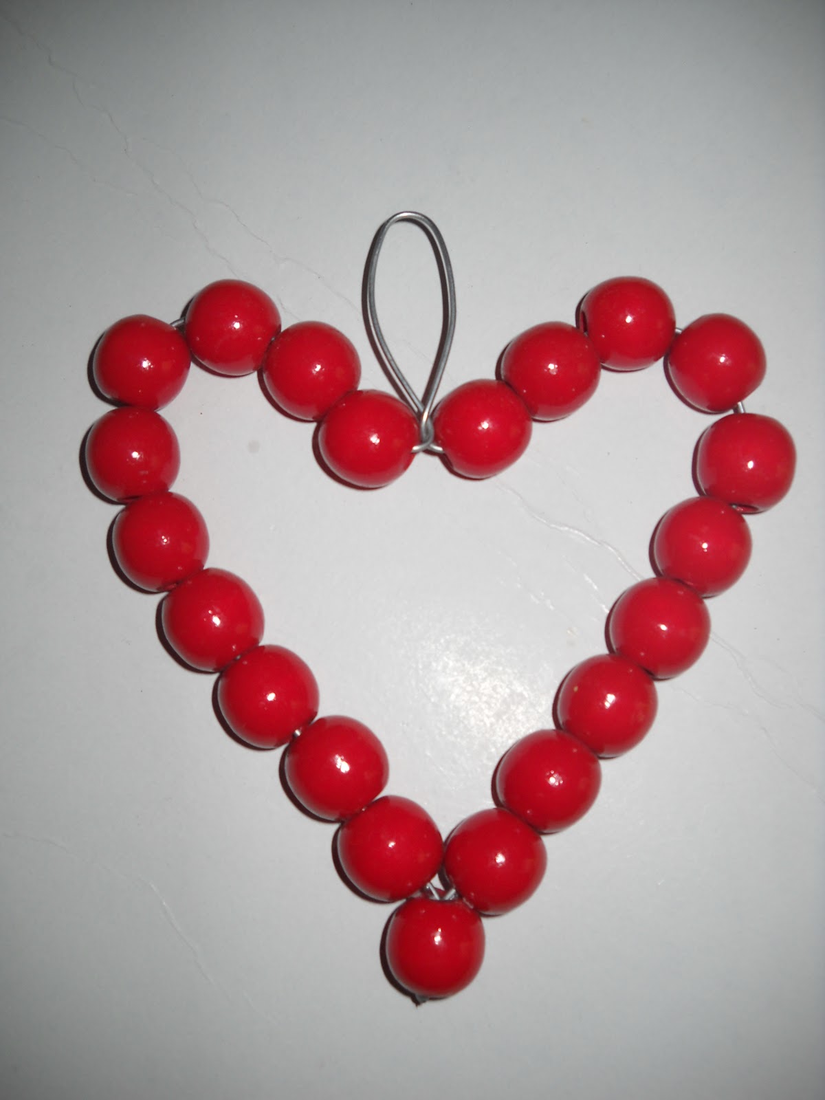 Craft Goodies Day 6 Beaded Heart Ornament