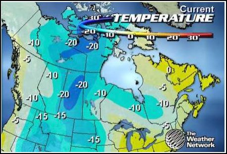 canada cold weather