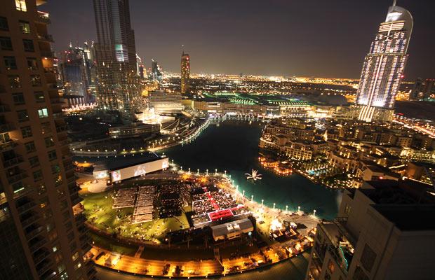 A inauguração do Burj Dubai