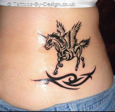 55 Bad Unicorn Tattoos