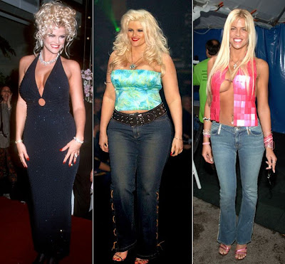 Lisa Marie Presley in 1995, 2004, 2007 and 2008. Anna Nicole Smith in 1993, ... Lisa Marie Presley in 1995, 2004, 2007 and 2008. Anna Nicole Smith in 1993, ...