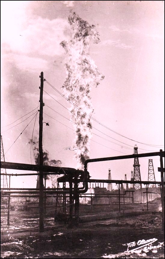 oil eruption
