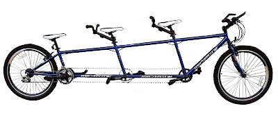 tandem collection, tandem bicycles, triple
