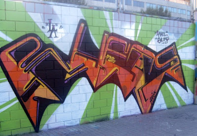 graffiti alphabets light green, graffiti art