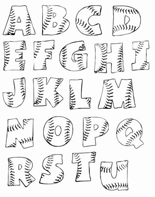 printable lettering stencils. Bubble Letter Stencils 2010