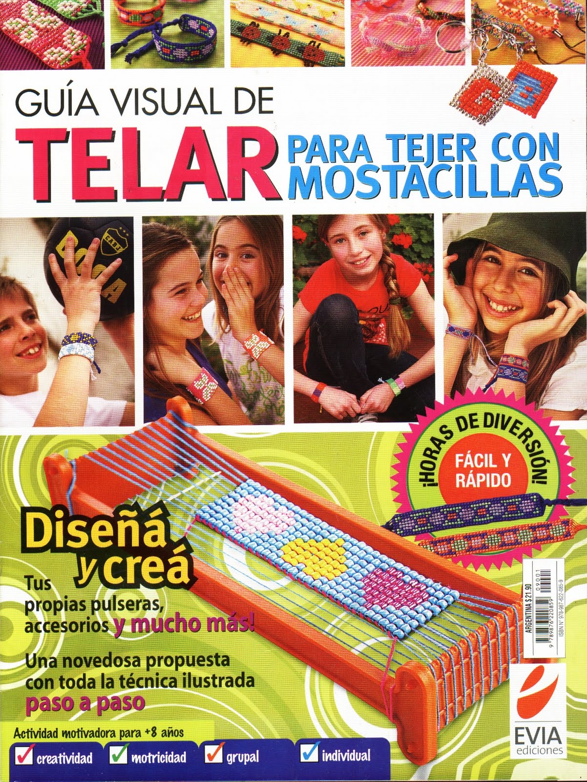 ... revista, que venía con un pequeño telarcito para hacer pulseras ... revista, que venía con un pequeño telarcito para hacer pulseras