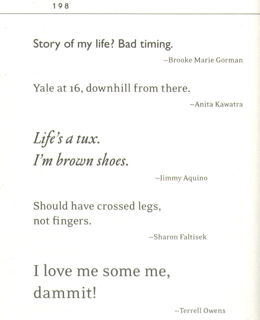 Jimmy J. Aquino in It All Changed in an Instant: More Six-Word Memoirs by Writers Famous & Obscure