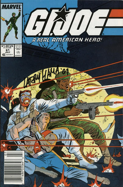 G.I. Joe #61, autographed by Larry Hama for Jimmy J. Aquino