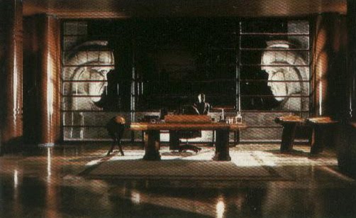 The Carl Grissom office set from Tim Burton's Batman
