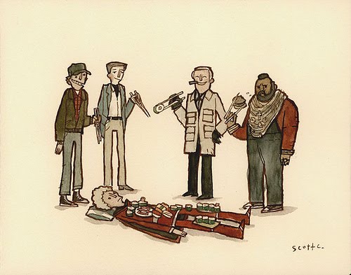A-Team/Greatest American Hero mash-up by Scott Campbell