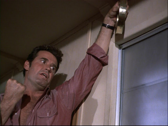 Jim Rockford gets ready to punch out the NBC suit who thought Dermot Mulroney would be great as Rockford.