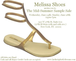 Melissa Shoes Mid-Summer Sample Sale