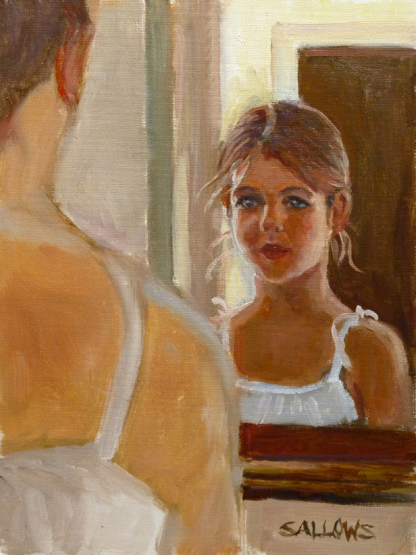 Dancing Light Studio Two paintings based on "Reflections"