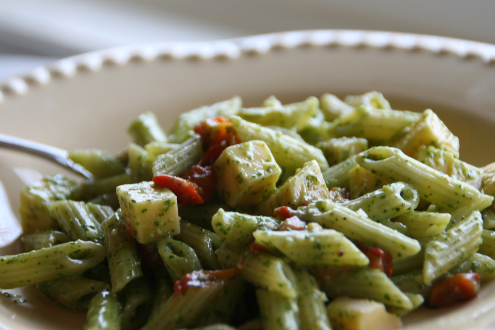 Cooking with Chopin, Living with Elmo Smoked Gruyere and Penne Salad