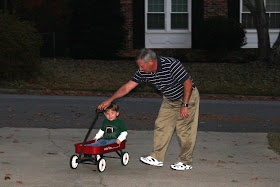 by Papa in our old wagon