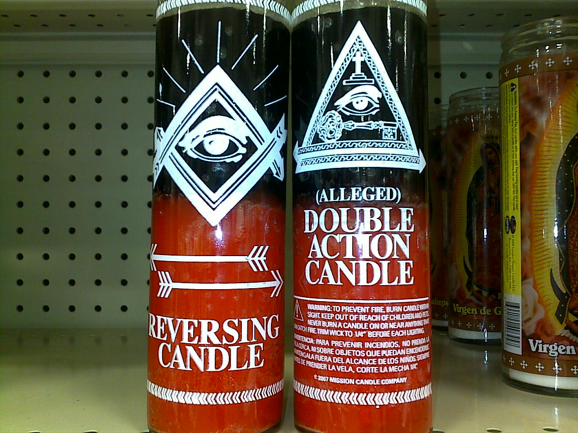 Freemasons For Dummies Masonic Reversing Candle?