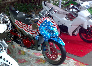 photo motor contest : suzuki satria karang anyar - solo