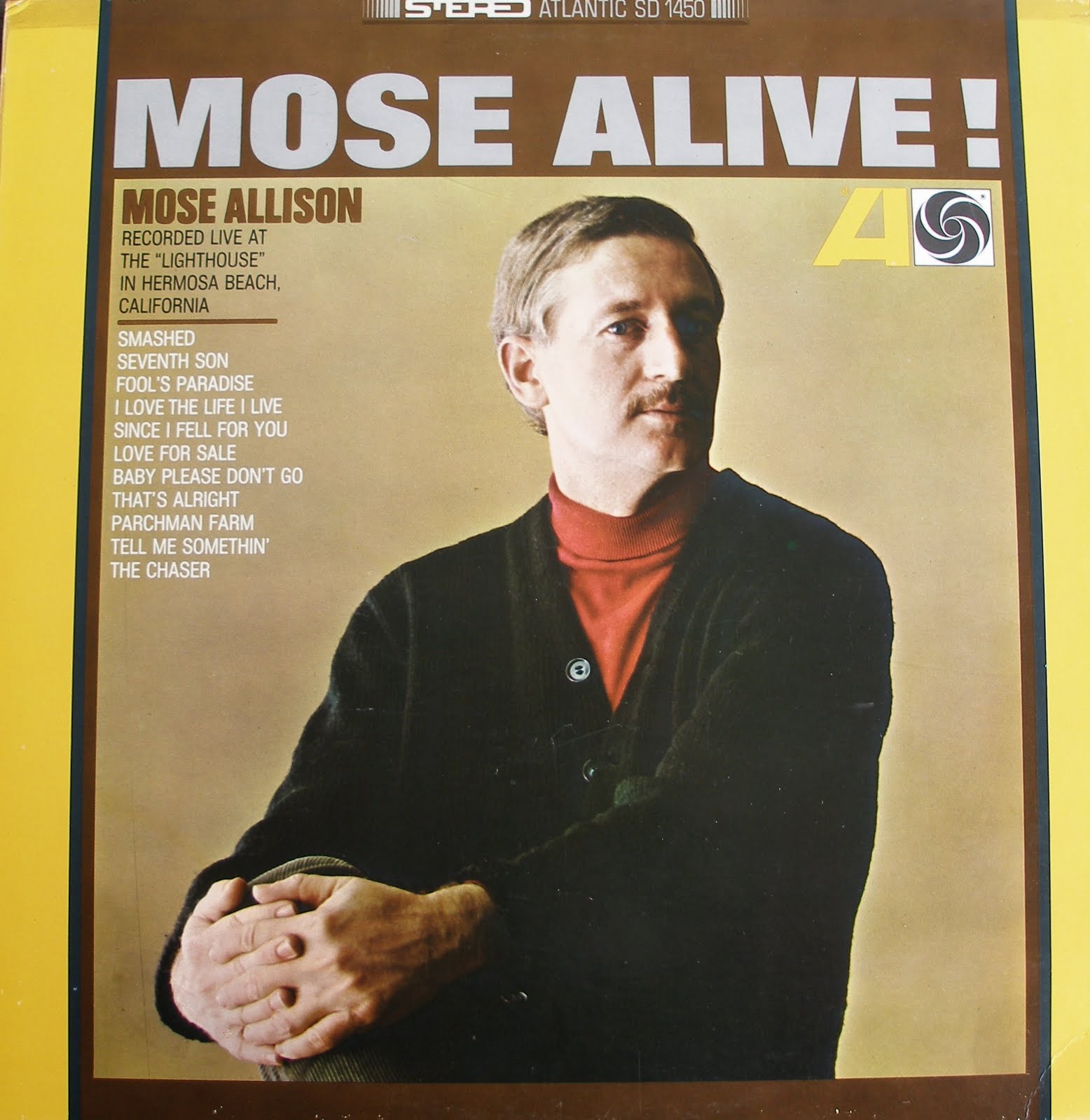 WOLFEES GRAMOPHONE "PARCHMAN FARM" MOSE ALLISON ATLANTIC SD 1450 P.1965