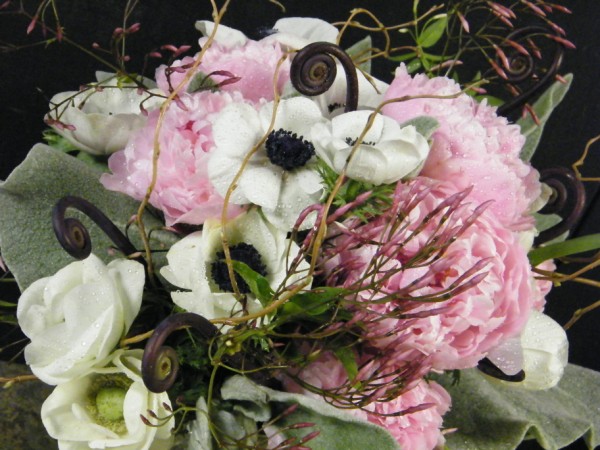 Pink White and Green Bridal Bouquet Posted by petalandbean at 1159 AM Pink White and Green Bridal Bouquet Posted by petalandbean at 1159 AM