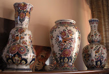 Velsen polychrome large vases