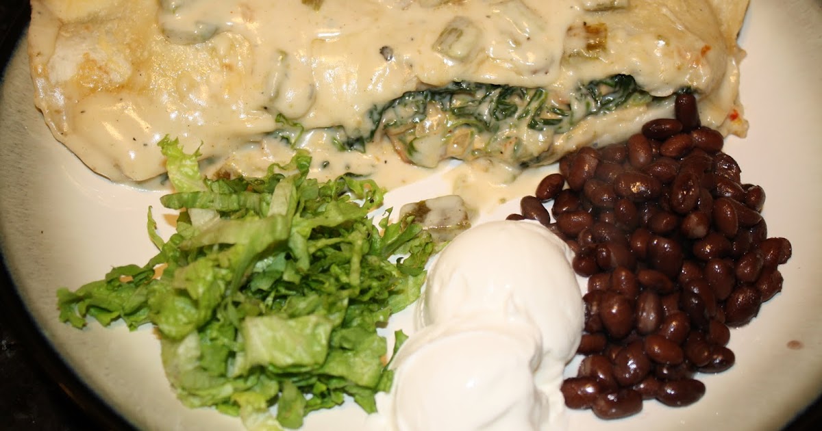 Seasoned with Love Spinach Enchiladas