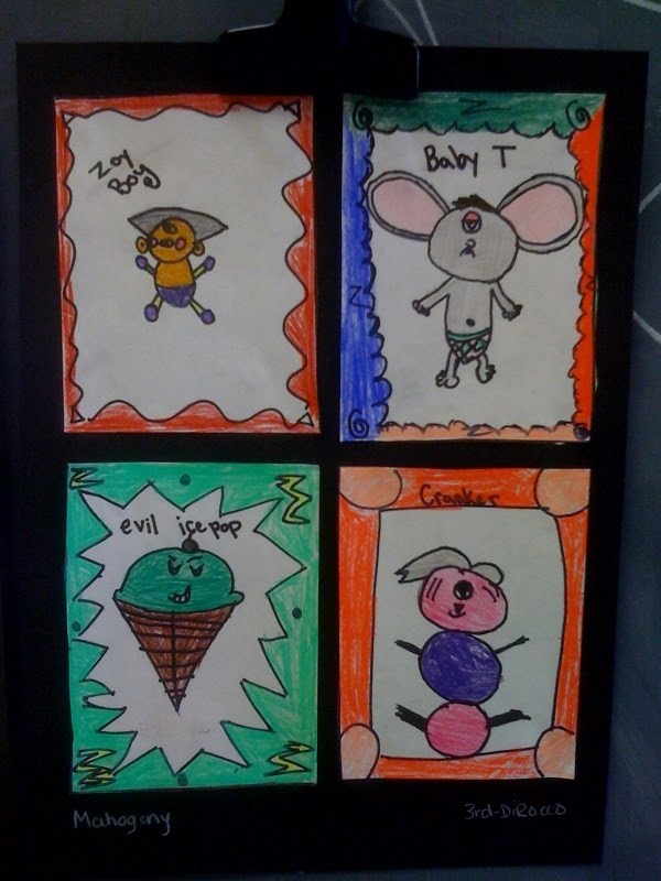 Oodles of Art: Create your own Cartoon Characters, 3rd Grade