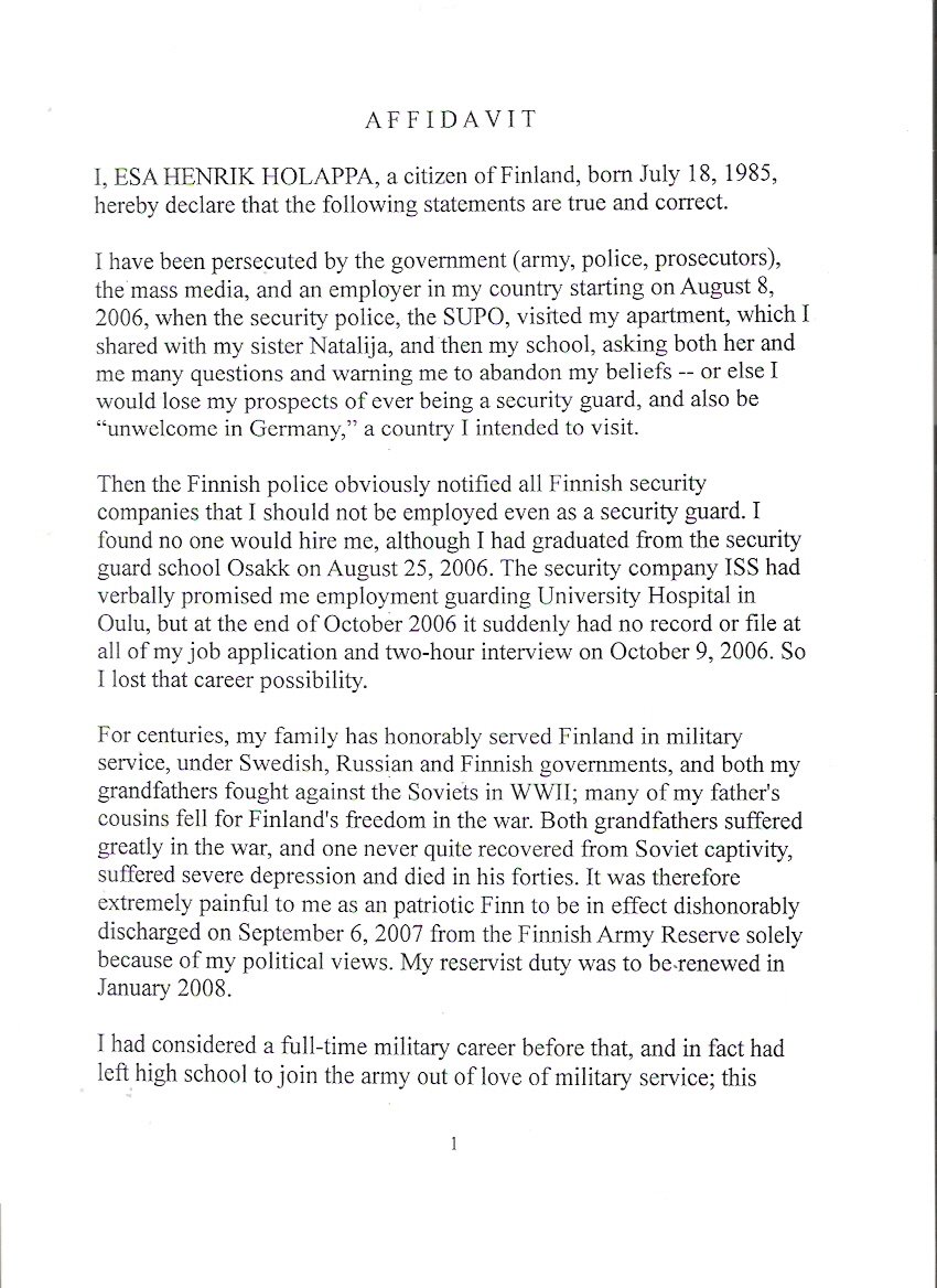 [2008-10-10_Henrik_Holappa_Affidavit_p.1.jpg]
