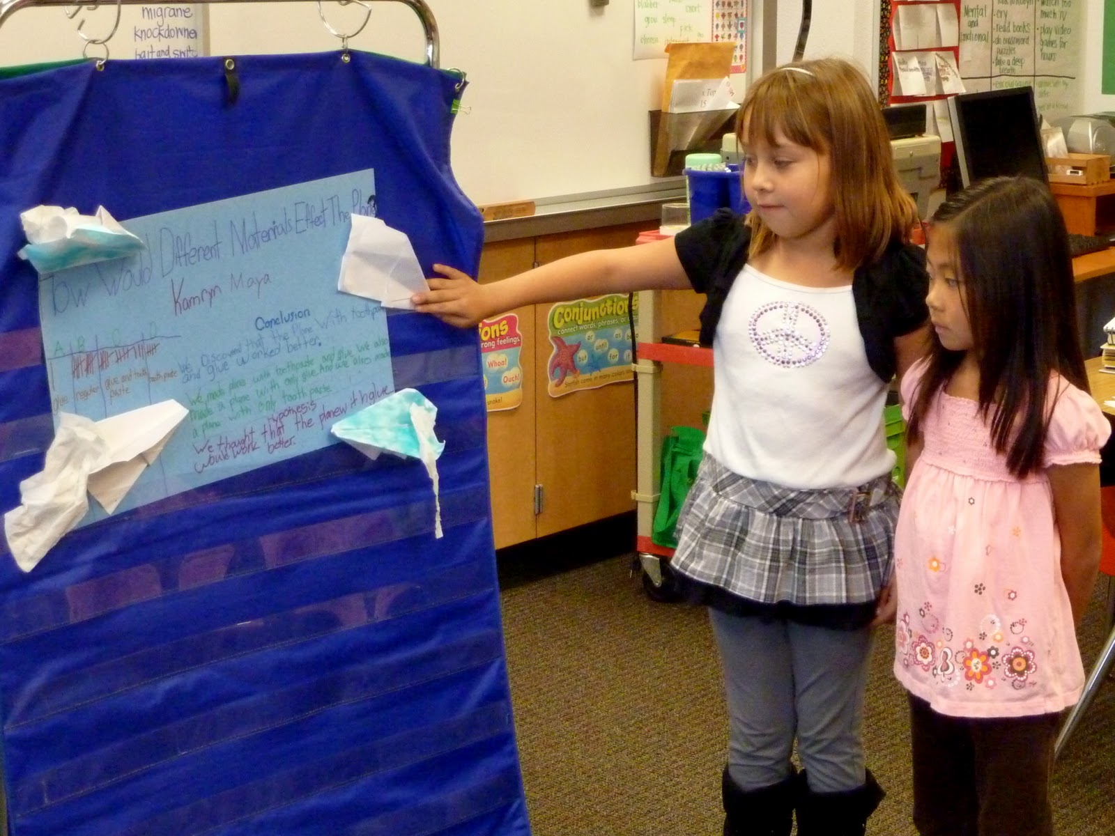 3rd Grade with Ms. G Paper Airplane Project