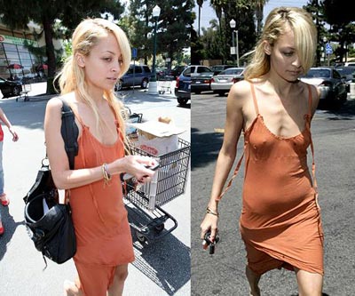 Nicole Richie Young. Such a bad example for young