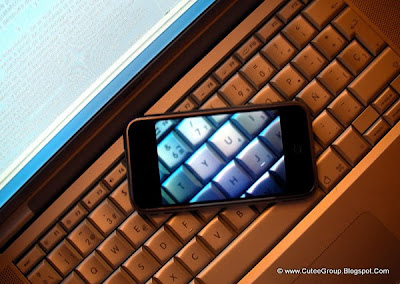 Transparent screen iphone