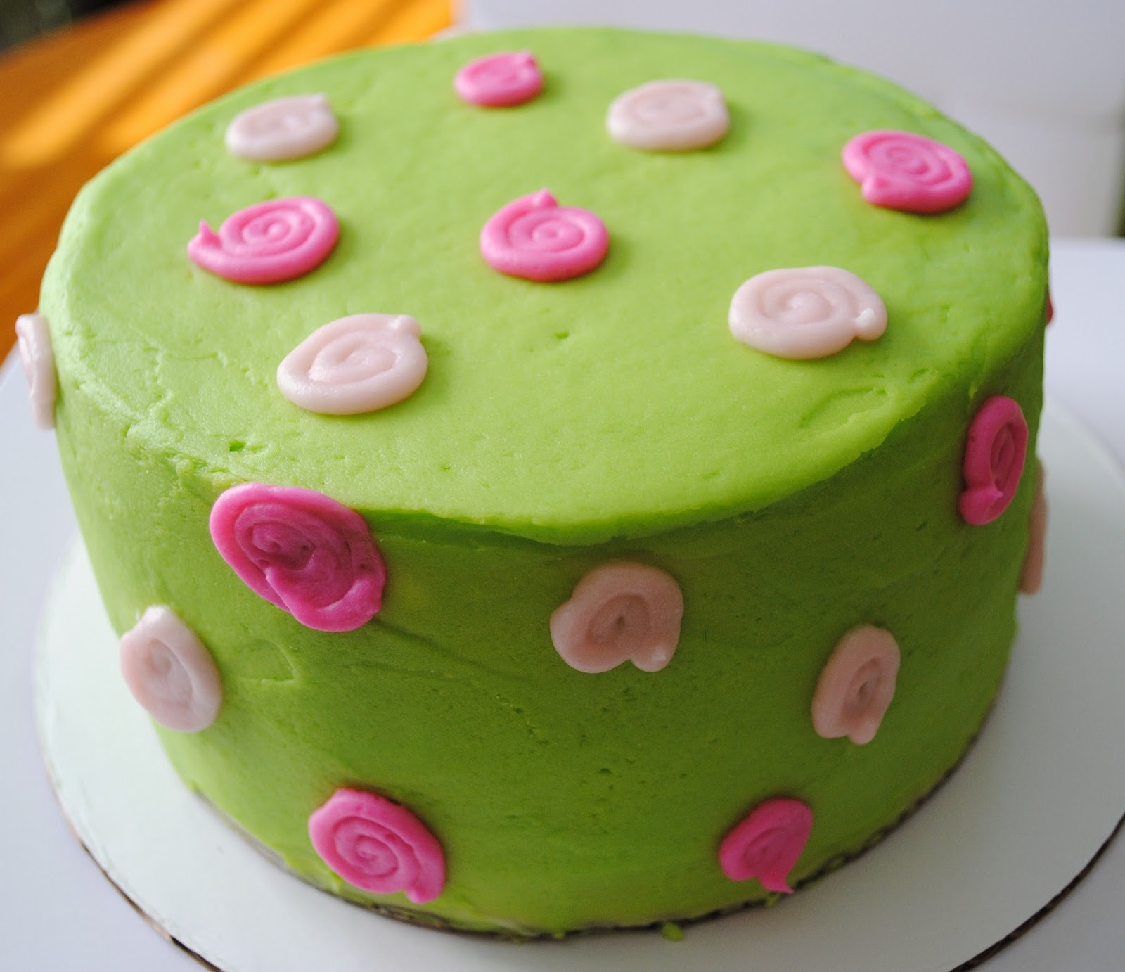 smashed birthday cake