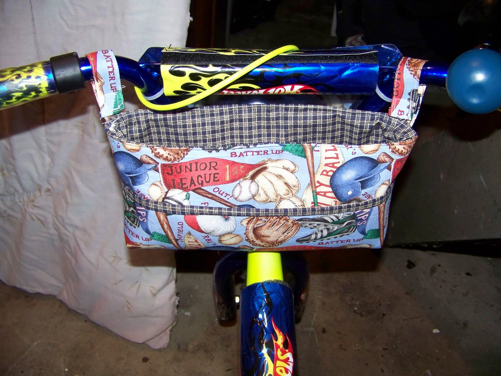 Colors Not Yet Invented Boy's Bike Bag Tutorial