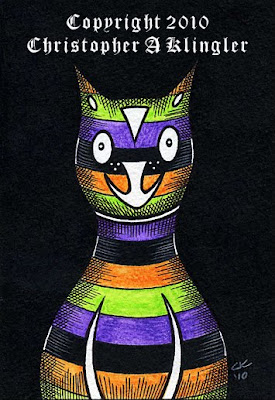 Original postcard from Chris Klingler of Designs by CK