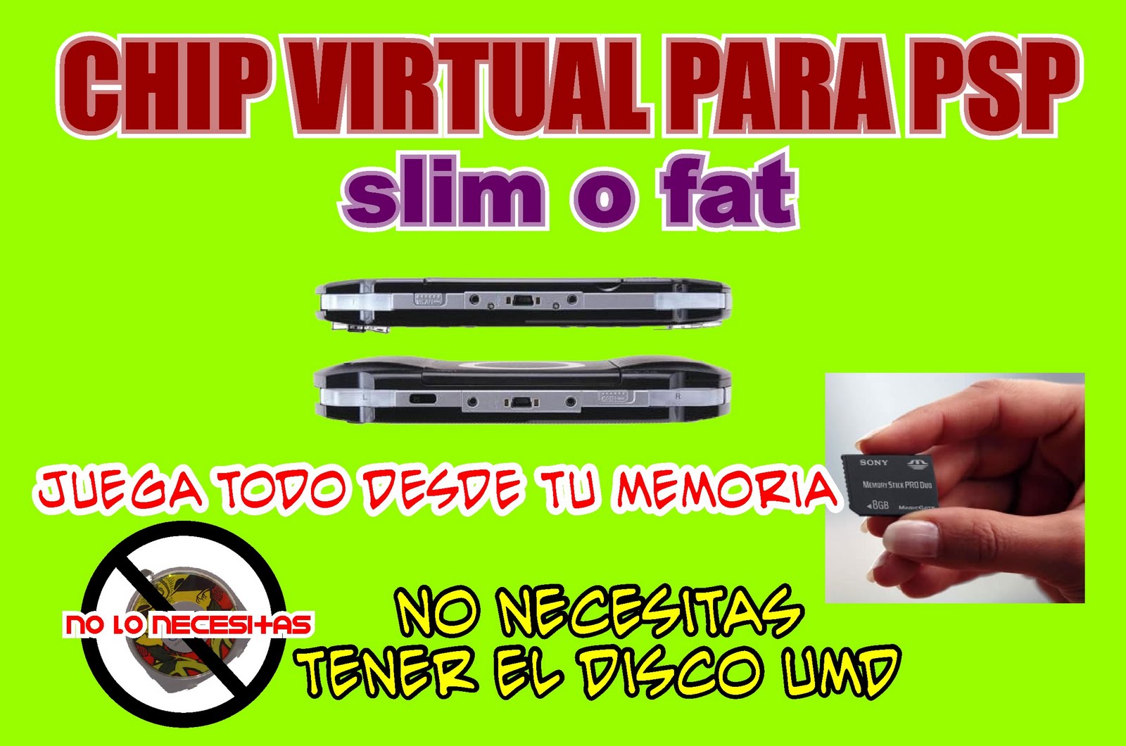 TODO PARA TU PSP DOWNGRADE PSP FAT & SLIM