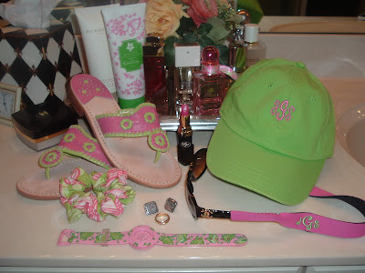 The cute pink croakies monogrammed in lime green are from ThePinkAzalea The cute pink croakies monogrammed in lime green are from ThePinkAzalea