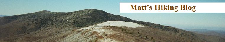 Matt's Hiking Blog