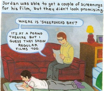 Has she watched his film? Maybe it's appropriate for that venue.