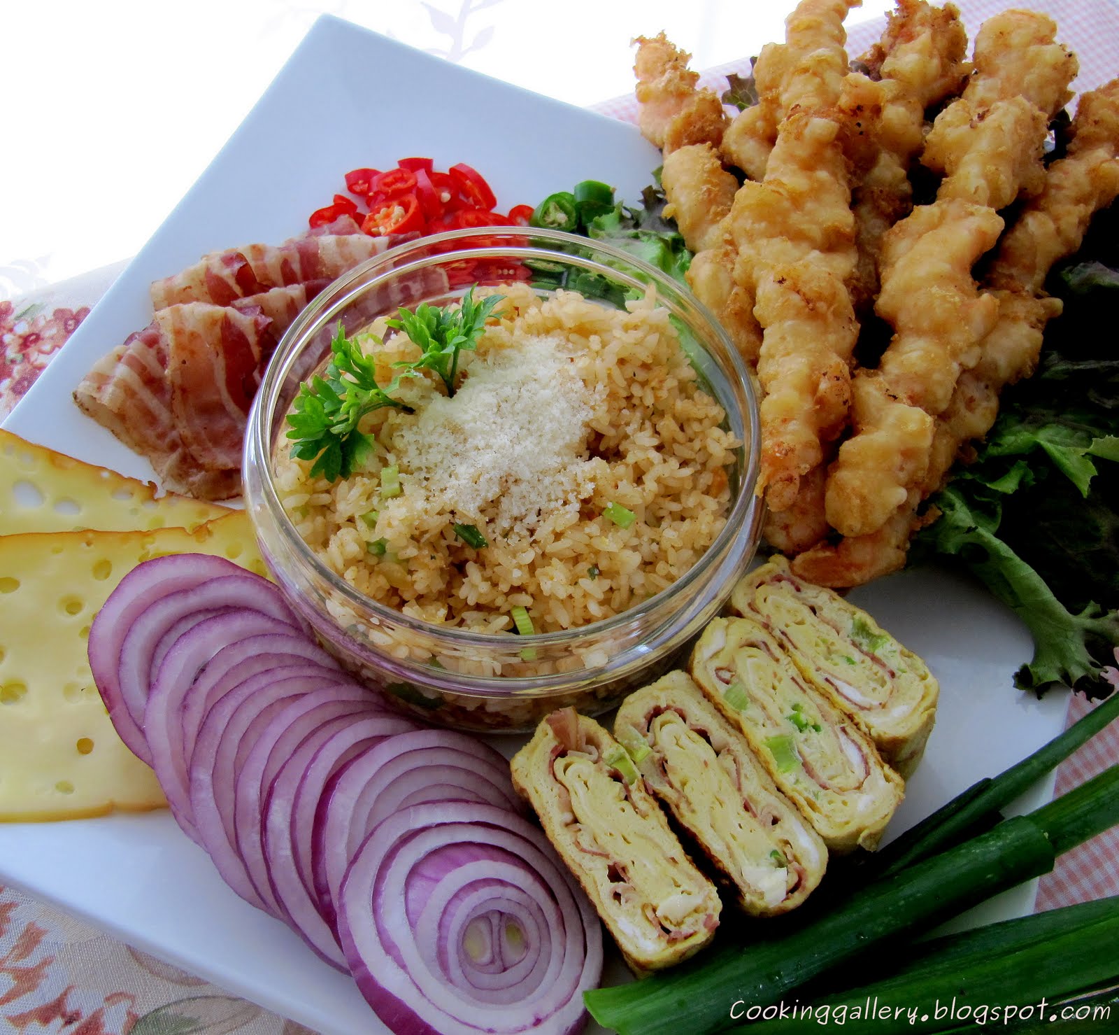 Giant Prawn Tempura Wraps with Spicy Yoghurt Dressing Cooking Gallery