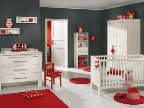 Baby Nursery Furniture on Nice Baby Nursery Furniture Design Ideas Red2