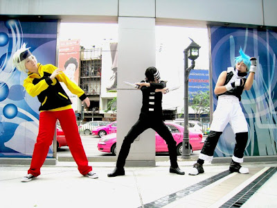 soul, balck star and death kid