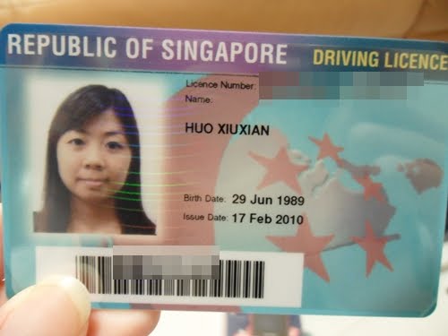 Singapore Driving Licence