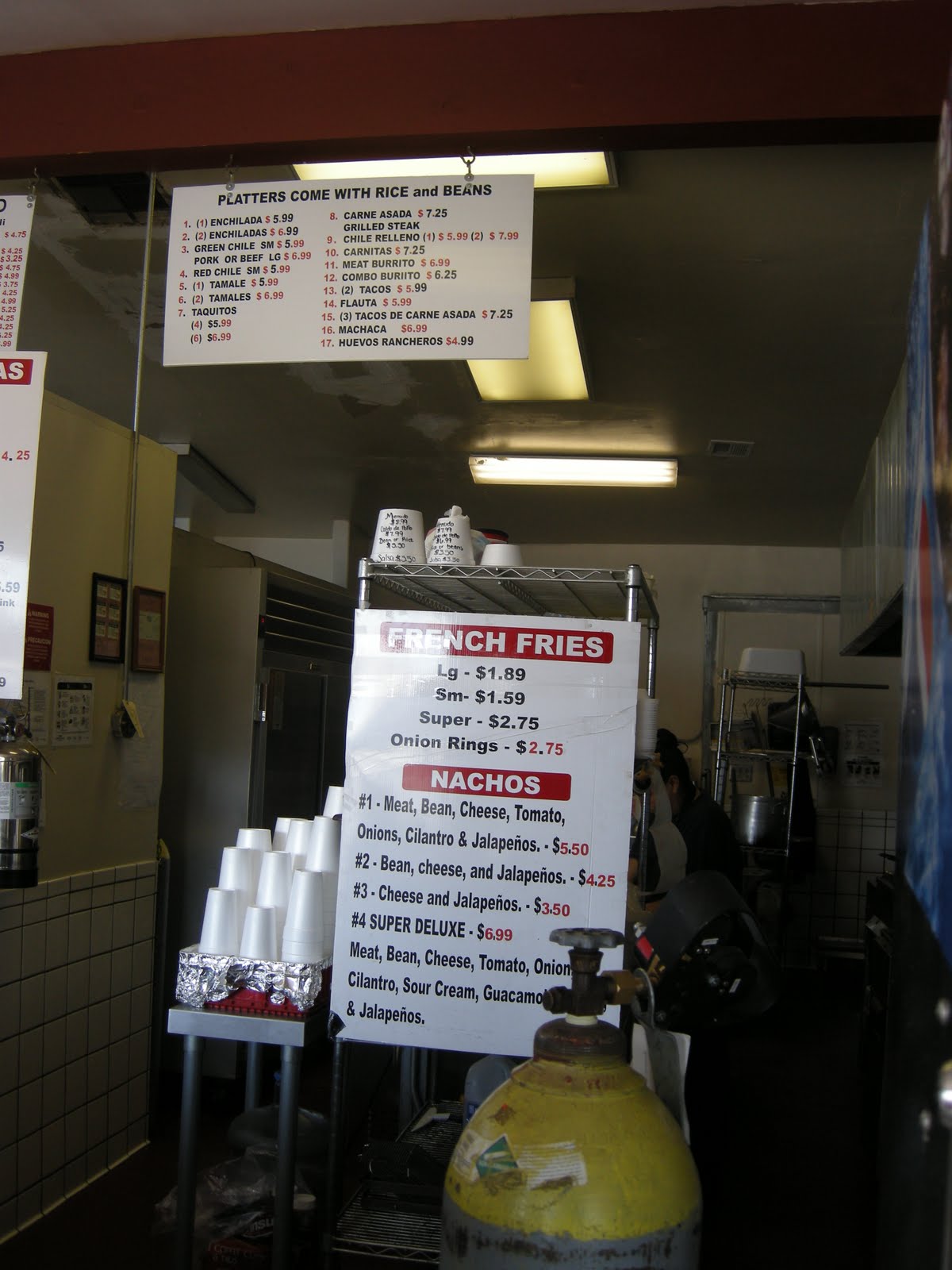 Kitchens Are Monkey Business October 14. Lunch In Barstow, California